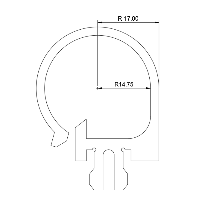 8020 Cable Management Clip