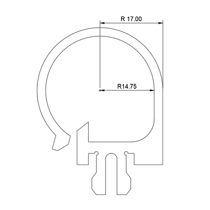 8020 Cable Management Clip